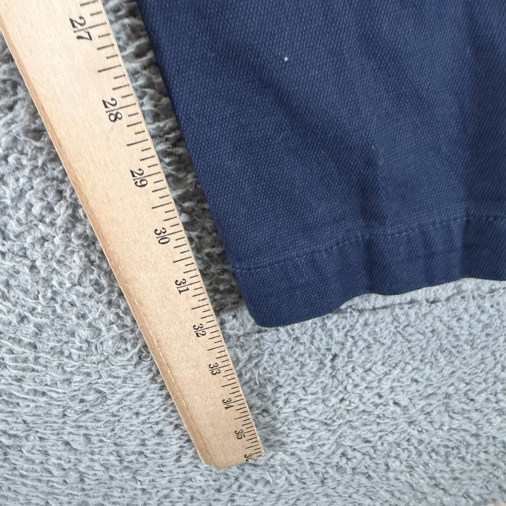 Zara Pant Mens 36x32 Blue Cotton Chino Straight Preppy Business Career Stretch